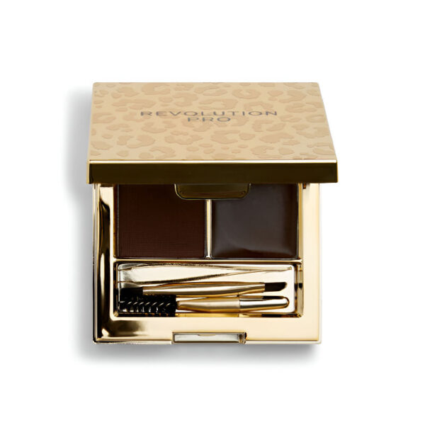 ⁦RevolutionPro Ultimate Brow Sculpt Kit Medium Brown⁩ - الصورة ⁦2⁩