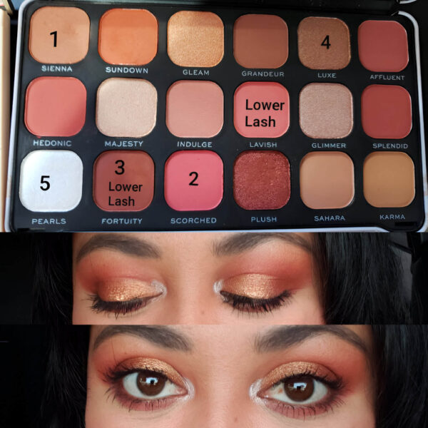 MAKEUP REVOLUTION Forever Flawless Eyeshadow Palette - DECADENT - Image 2