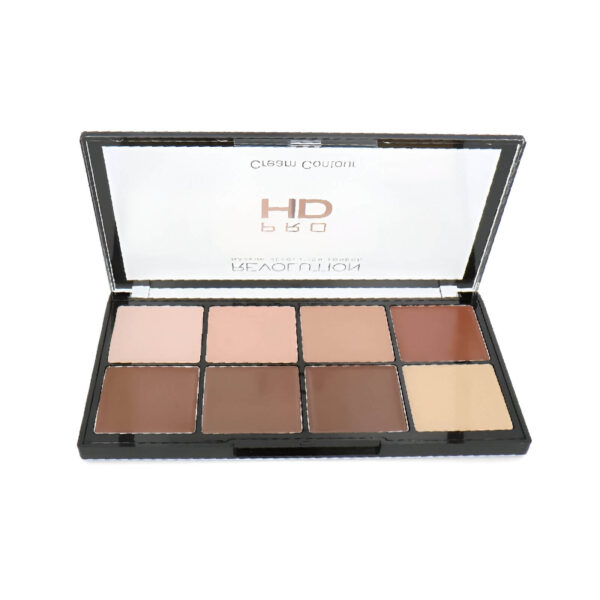 MAKEUP REVOLUTION Ultra Pro Hd Cream Contour Palette - Light Medium